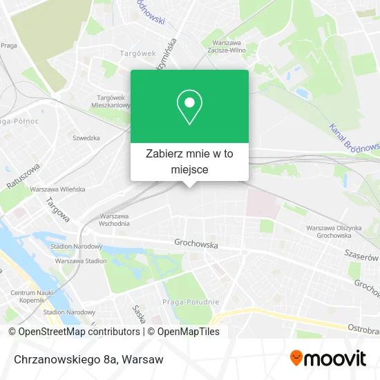 Mapa Chrzanowskiego 8a