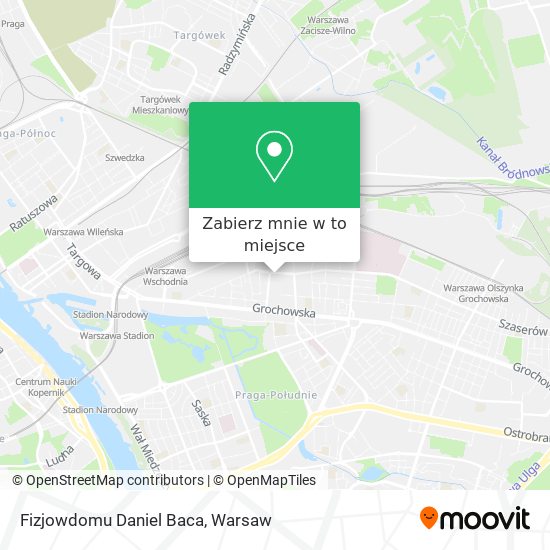 Mapa Fizjowdomu Daniel Baca