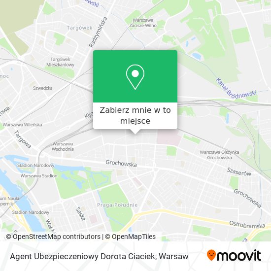 Mapa Agent Ubezpieczeniowy Dorota Ciaciek