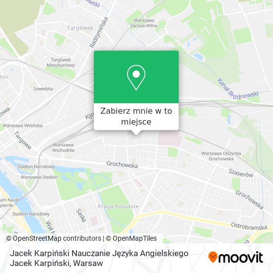 Mapa Jacek Karpiński Nauczanie Języka Angielskiego Jacek Karpiński