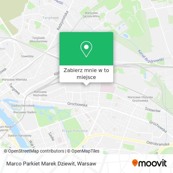 Mapa Marco Parkiet Marek Dziewit