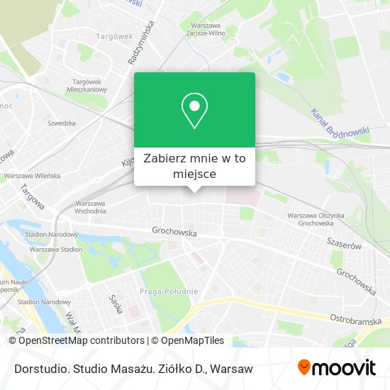 Mapa Dorstudio. Studio Masażu. Ziółko D.