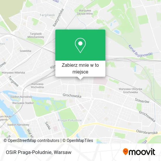 Mapa OSiR Praga-Południe