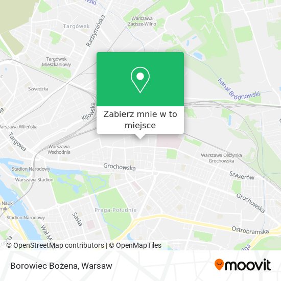 Mapa Borowiec Bożena