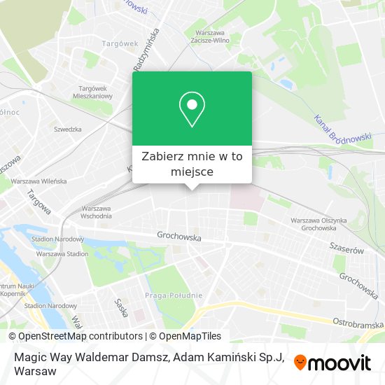 Mapa Magic Way Waldemar Damsz, Adam Kamiński Sp.J