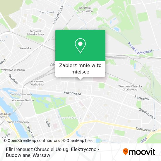 Mapa Elir Ireneusz Chruściel Usługi Elektryczno - Budowlane