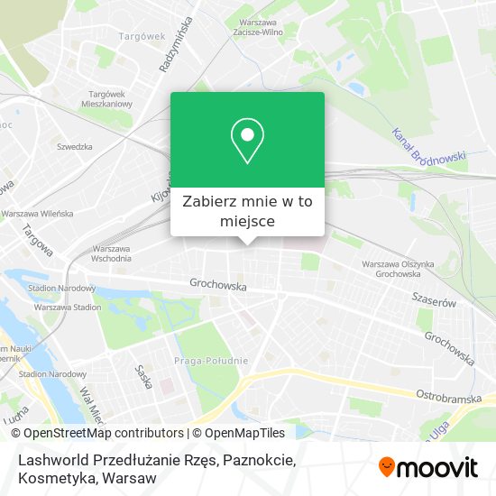 Mapa Lashworld Przedłużanie Rzęs, Paznokcie, Kosmetyka