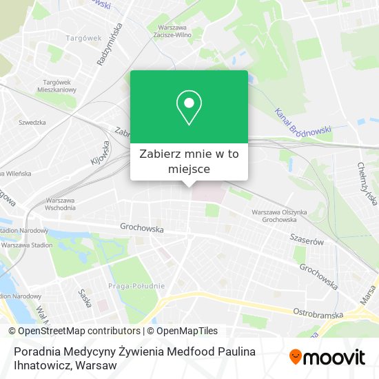 Mapa Poradnia Medycyny Żywienia Medfood Paulina Ihnatowicz