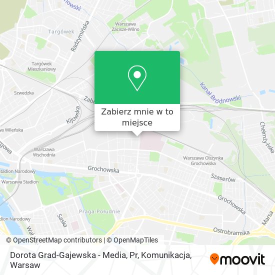 Mapa Dorota Grad-Gajewska - Media, Pr, Komunikacja