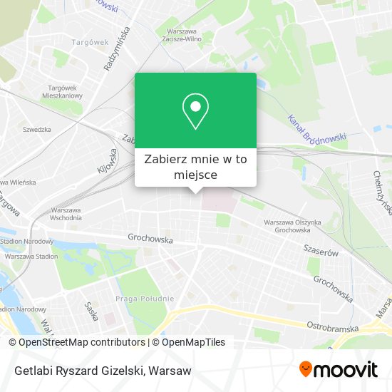 Mapa Getlabi Ryszard Gizelski