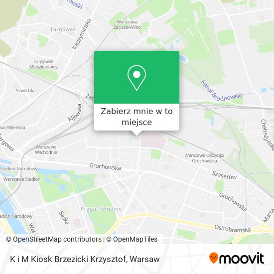 Mapa K i M Kiosk Brzezicki Krzysztof