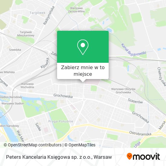 Mapa Peters Kancelaria Księgowa sp. z o.o.