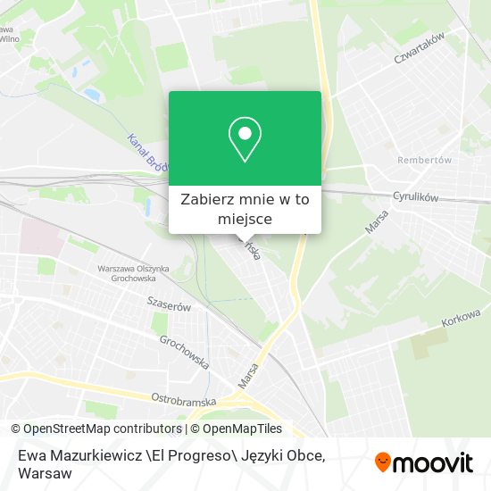 Mapa Ewa Mazurkiewicz \El Progreso\ Języki Obce