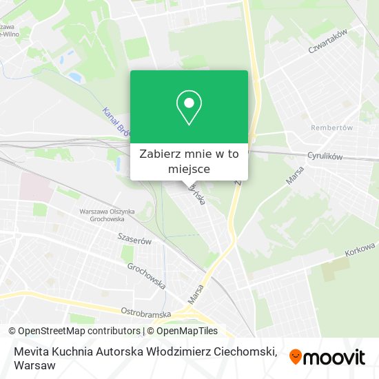 Mapa Mevita Kuchnia Autorska Włodzimierz Ciechomski