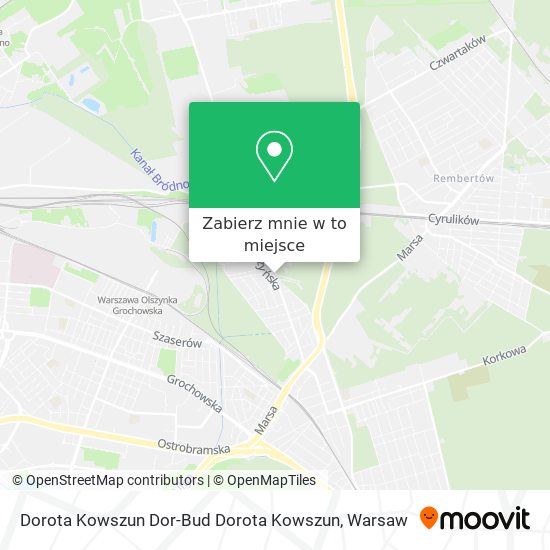 Mapa Dorota Kowszun Dor-Bud Dorota Kowszun