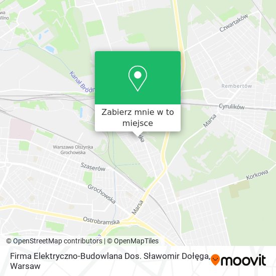 Mapa Firma Elektryczno-Budowlana Dos. Sławomir Dołęga