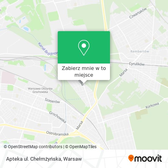 Mapa Apteka ul. Chełmżyńska