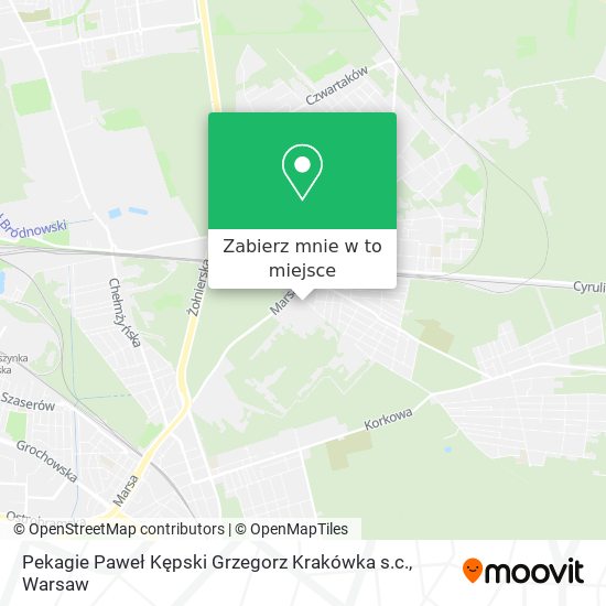 Mapa Pekagie Paweł Kępski Grzegorz Krakówka s.c.