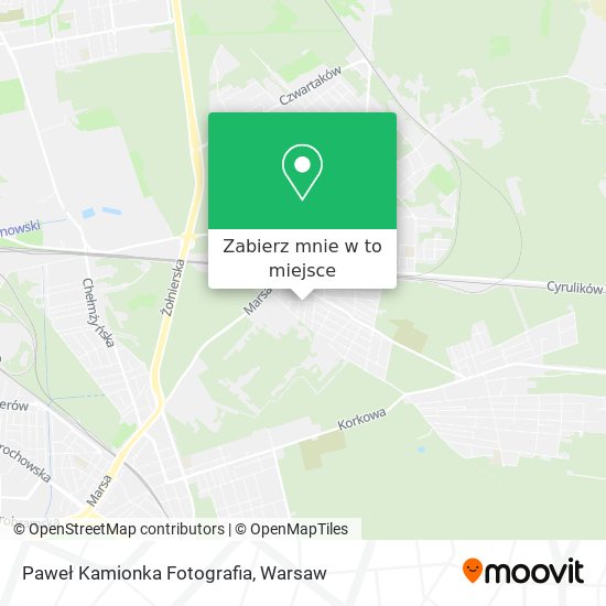 Mapa Paweł Kamionka Fotografia