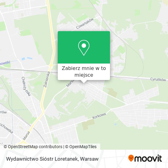 Mapa Wydawnictwo Sióstr Loretanek