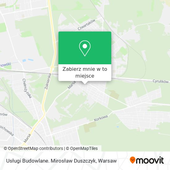 Mapa Usługi Budowlane. Mirosław Duszczyk