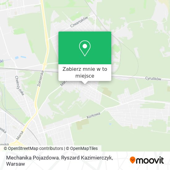 Mapa Mechanika Pojazdowa. Ryszard Kazimierczyk