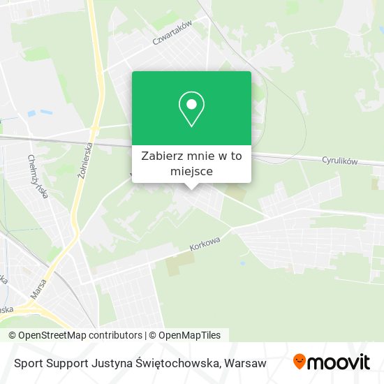 Mapa Sport Support Justyna Świętochowska