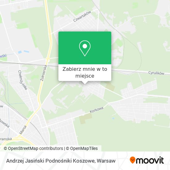 Mapa Andrzej Jasiński Podnośniki Koszowe