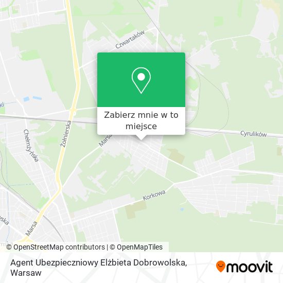 Mapa Agent Ubezpieczniowy Elżbieta Dobrowolska