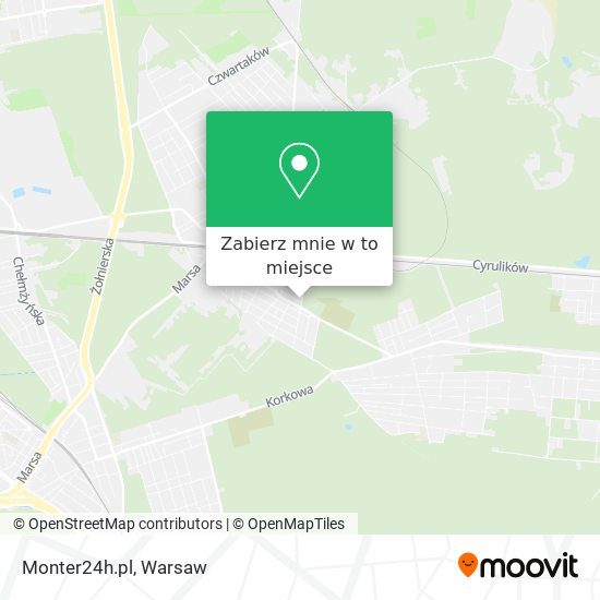 Mapa Monter24h.pl