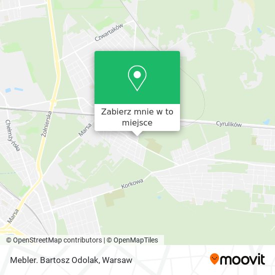 Mapa Mebler. Bartosz Odolak