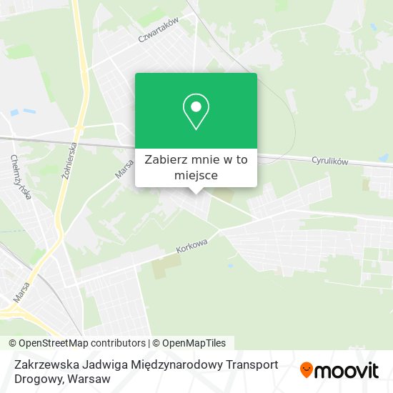 Mapa Zakrzewska Jadwiga Międzynarodowy Transport Drogowy