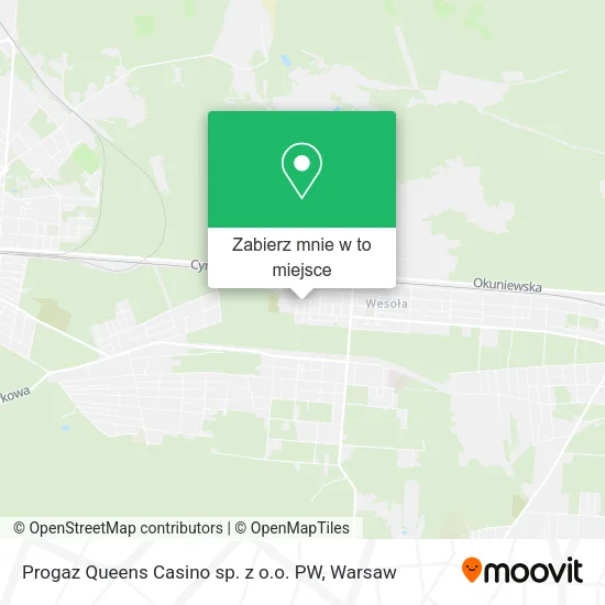 Mapa Progaz Queens Casino sp. z o.o. PW