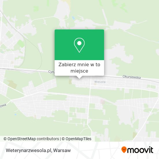 Mapa Weterynarzwesola.pl