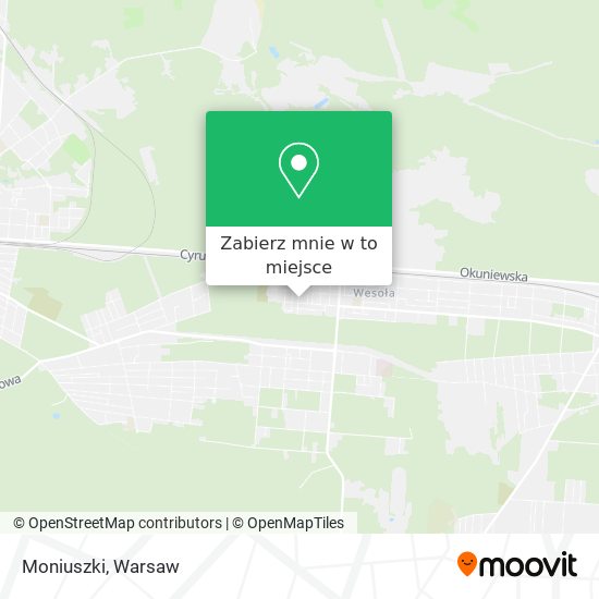 Mapa Moniuszki