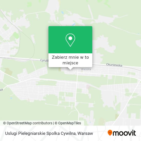 Mapa Uslugi Pielegniarskie Spolka Cywilna