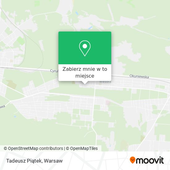 Mapa Tadeusz Piątek