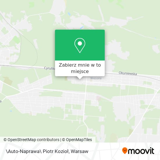 Mapa \Auto-Naprawa\ Piotr Kozioł