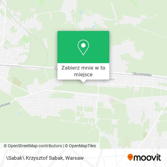 Mapa \Sabak\ Krzysztof Sabak