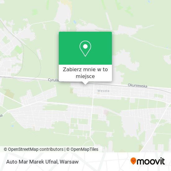 Mapa Auto Mar Marek Ufnal