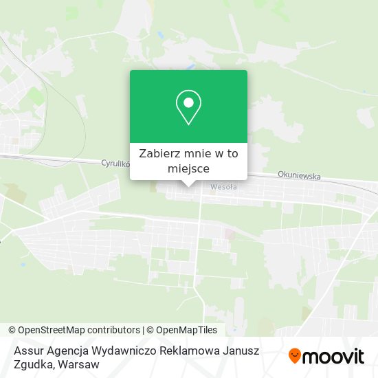 Mapa Assur Agencja Wydawniczo Reklamowa Janusz Zgudka