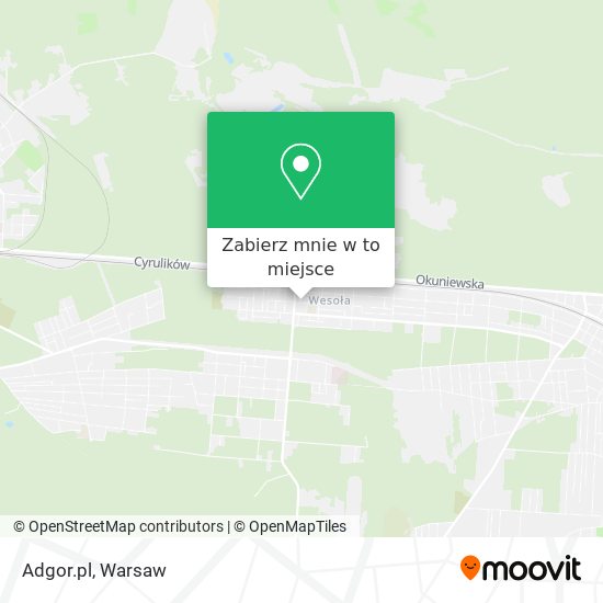 Mapa Adgor.pl