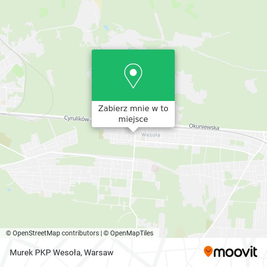 Mapa Murek PKP Wesoła