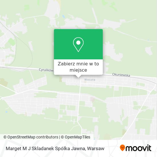 Mapa Marget M J Skladanek Spólka Jawna