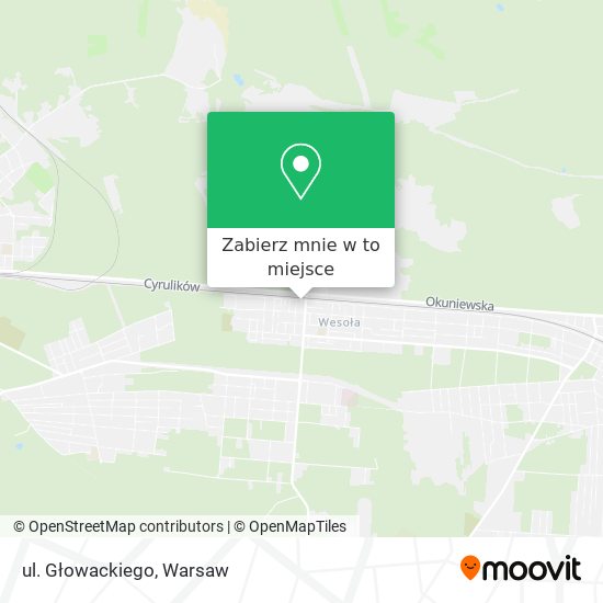 Mapa ul. Głowackiego