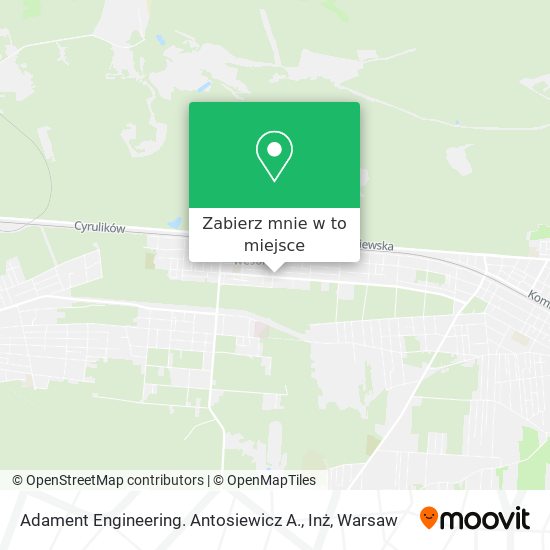 Mapa Adament Engineering. Antosiewicz A., Inż