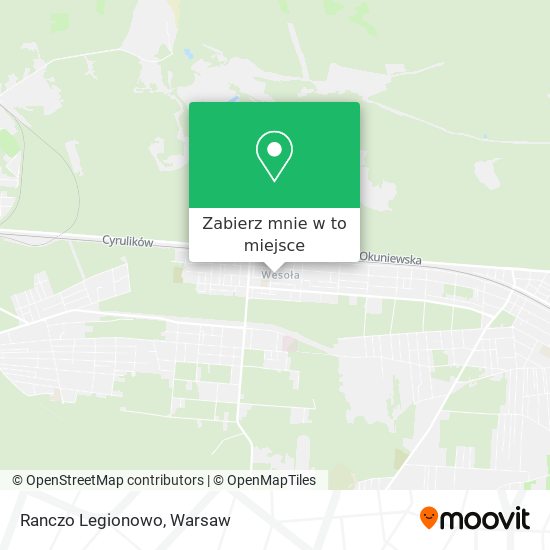 Mapa Ranczo Legionowo