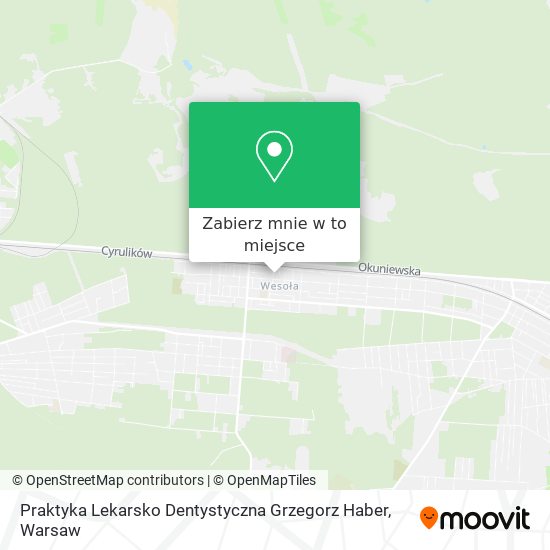 Mapa Praktyka Lekarsko Dentystyczna Grzegorz Haber