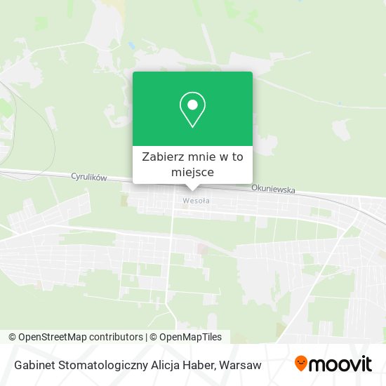 Mapa Gabinet Stomatologiczny Alicja Haber