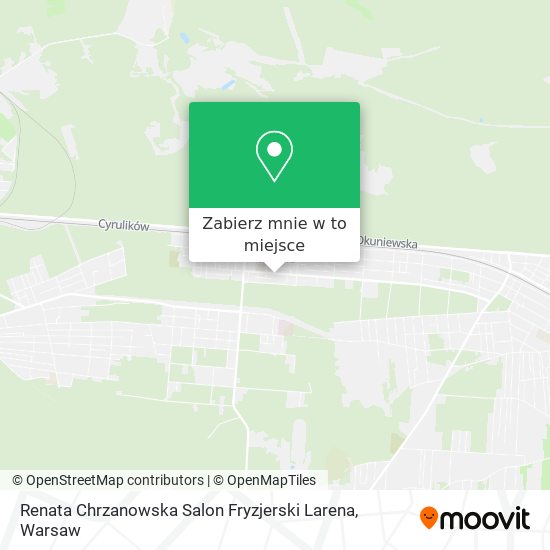 Mapa Renata Chrzanowska Salon Fryzjerski Larena